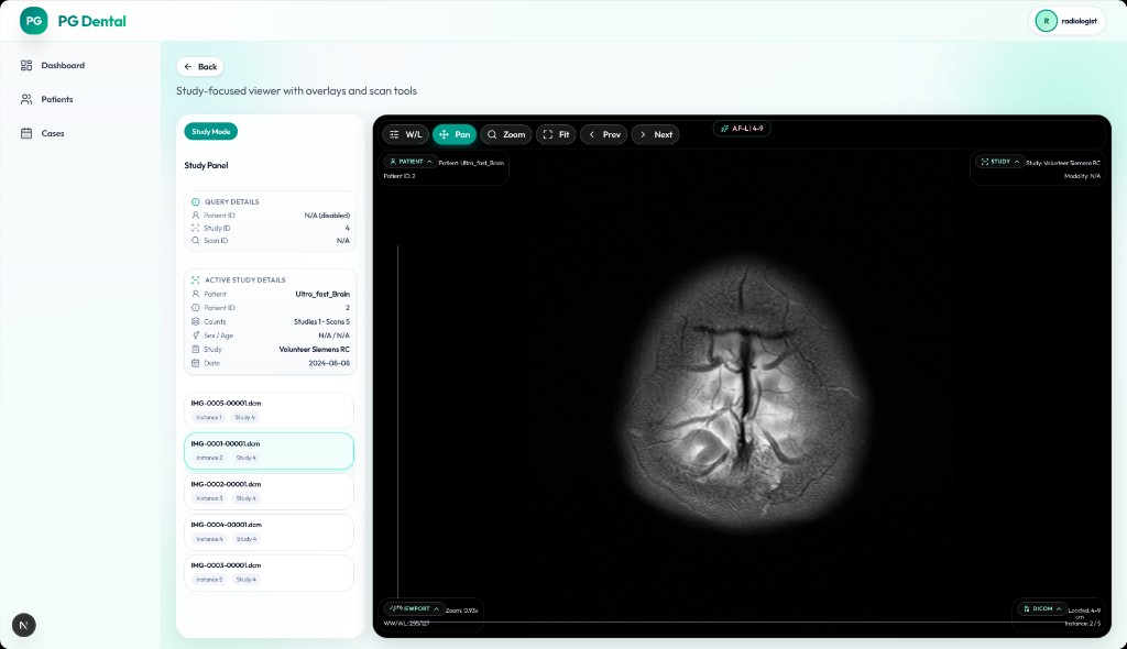 PG Dental: Radiologist Workflow & Dental Imaging Operations – PG Dental